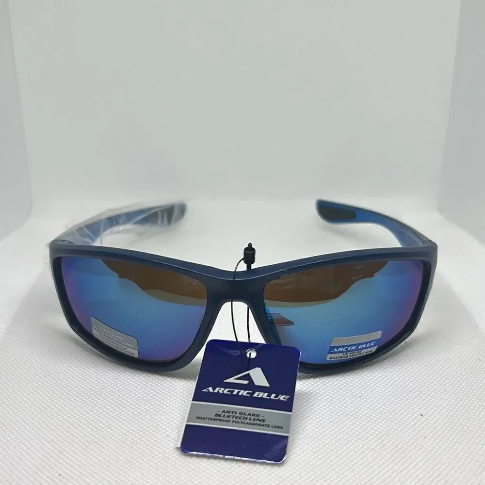 Arctic Blue Mirrored Sunglasses